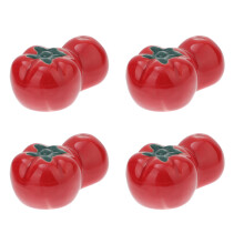 4 Stks Chopstick-Rest Tomatoceramiek Apparatuur