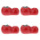 4 Stks Chopstick-Rest Tomatoceramiek Apparatuur 4