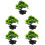 5 Unidades De Árvore De Bonsai De Artificial Vaso 8