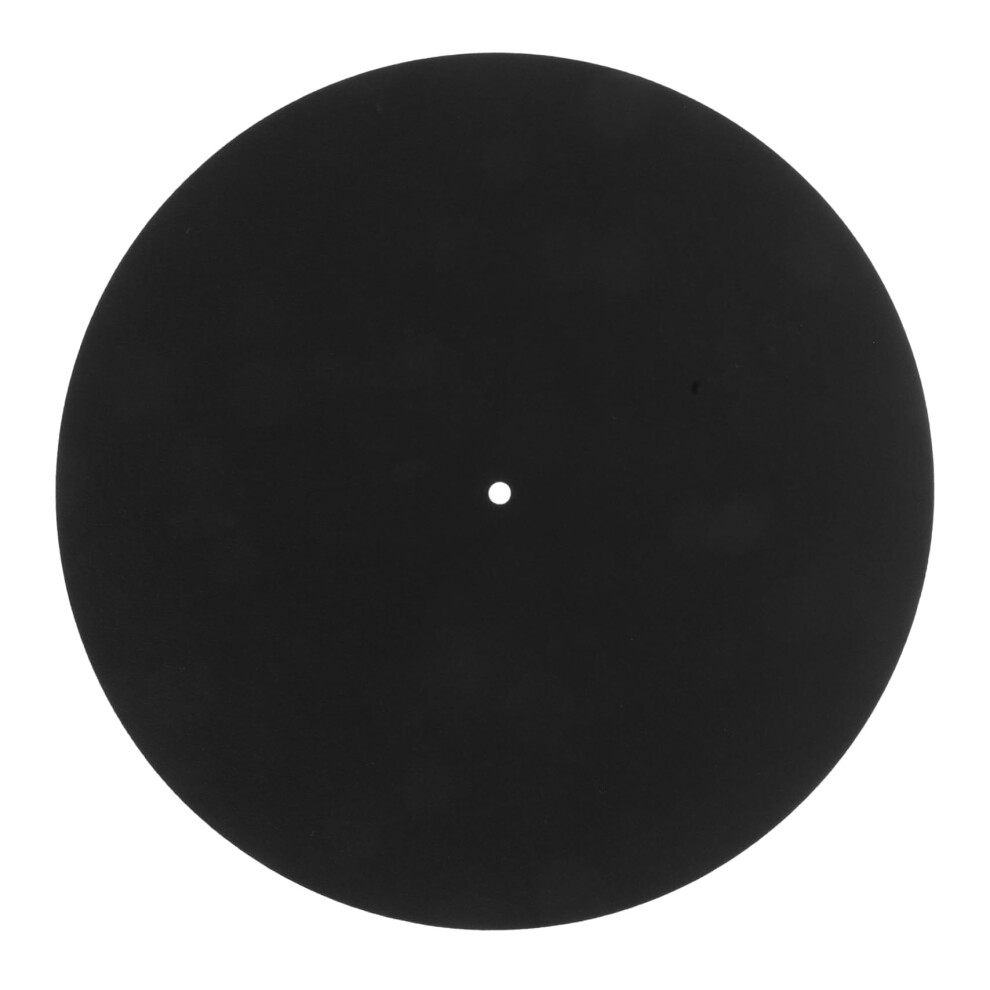 Static Felt Slipmat For Turntable Record Players, Non Slip Platter Mat, Vinyl Pad, Sound Clarity Black 9084446553772