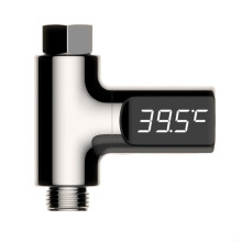 Self Powered LED Digital Water Thermometer With 360-Degree Rotatable Display, Shower Gauge - First Generation