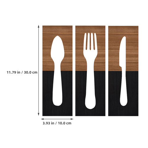 3St Hanger Keuken Mes Decor Bord 2