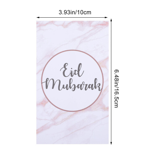 50Pcs Multi Color Eid Envelopes Paper Gift Holders Ramadan Decorations 1