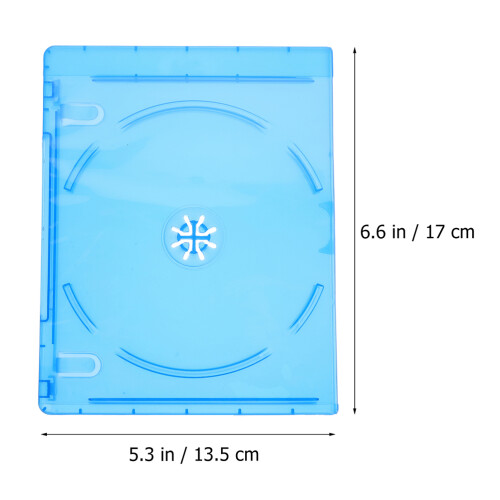 10 Pezzi Custodia Trasparente Per CD DVD Scatole 1