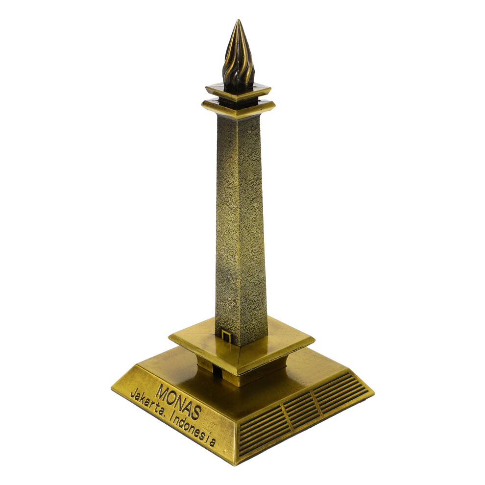 Wintage'owa WieżA Metalowa Do Dekoracji Domu, Indonezyjski Punkt-image