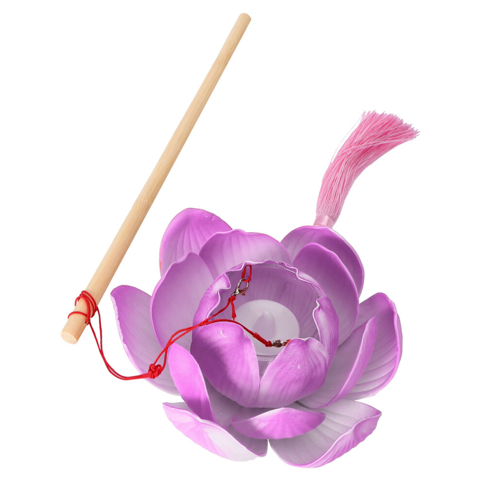 RęCzna Latarnia Lotus StarożYtna Lampa Kostiumowa Do Pokazu-image