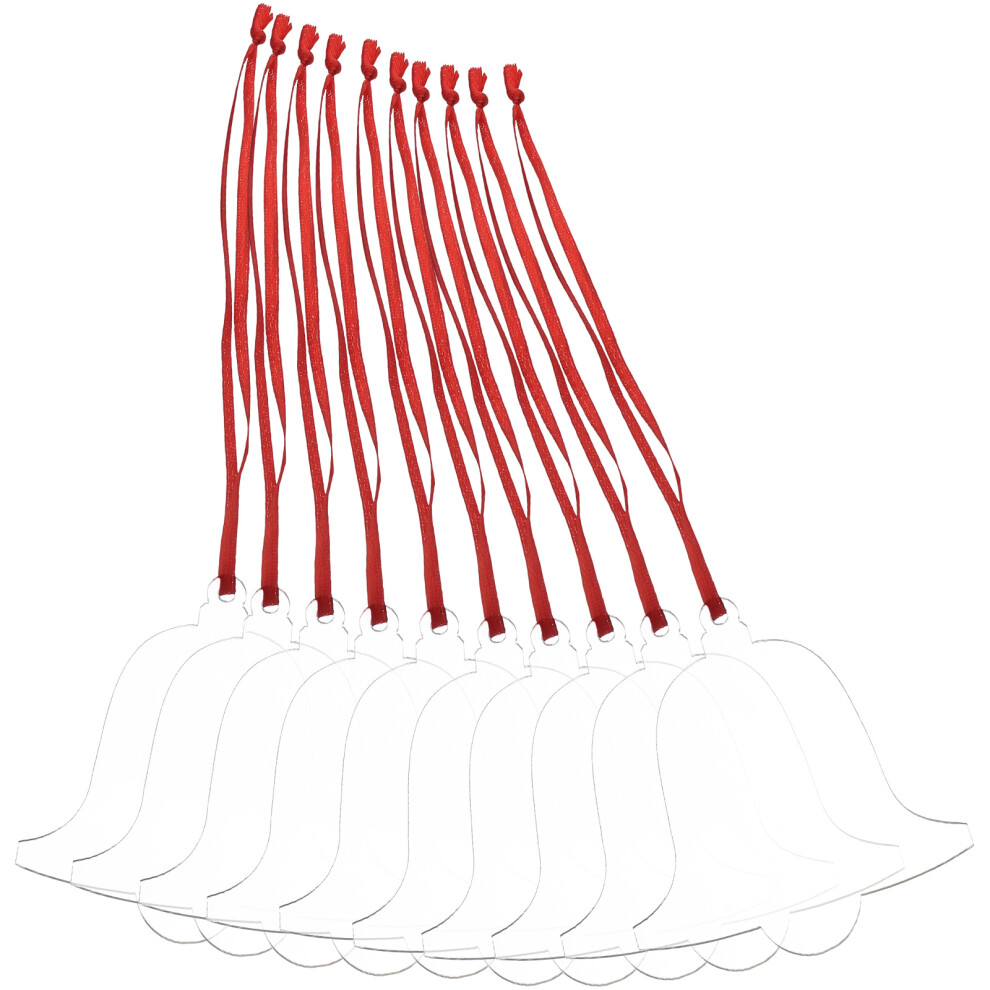 50 Sztuk Puste Ozdoby Akrylowe Na Choinkę Przezroczyste-image