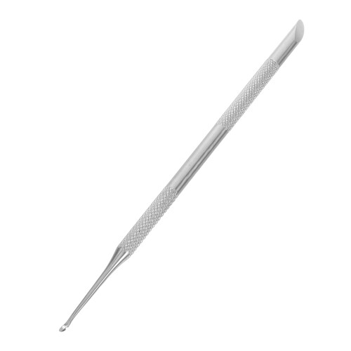 2Pcs Removedor De Cutículas Para Doméstico E Profissional Prata