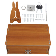 Estante De Para Monitor Com Gaveta E Fechadura