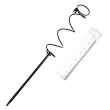 Medidor De Chuva Exterior Com Suporte De Forma De