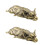 2 unid. miniatura de cachorro latão, enfeite para e escritório 7