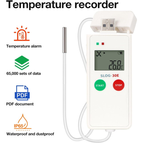 High Accuracy Temperature Humidity Data Logger With External Probes For In-Storage Cold Chain Applications 2