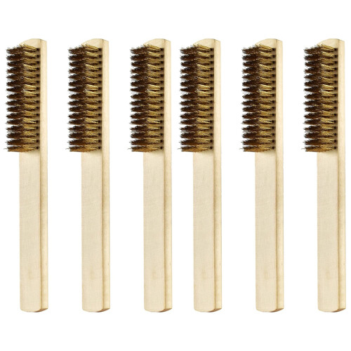 6 Kupferdrahtbürste Mit Holzgriff Zur 1