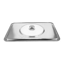 Raindrops Deckel Für Dinnerplate Taco, Lebensmittel Warmhalten, Silber