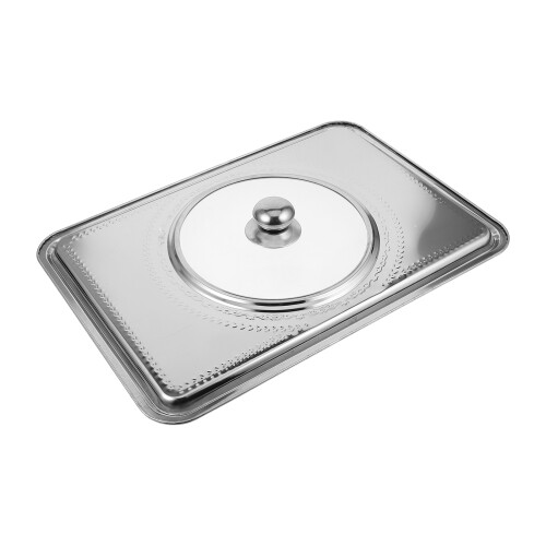 Raindrops Deckel Für Dinnerplate Taco, Lebensmittel Warmhalten, Silber 2