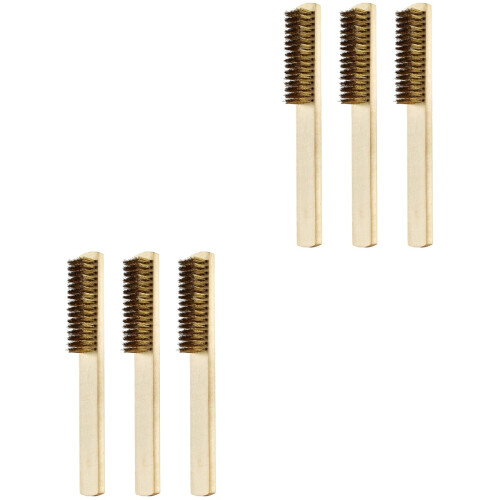 6 Kupferdrahtbürste Mit Holzgriff Zur 2