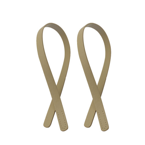 2Pièces Sangles De Sac À Main Beige Épaisses Avec Finitions Soignées 2