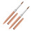 2Pcs Kit Pincéis Para Unhas, Com Metal 10