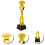 Troféu Pequeno De Competição Com Coroa Para 4