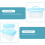 2Pcs De Armazenamento Para Blocos De Portátil 11