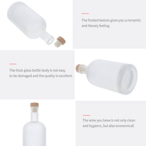 2 Pcs Garrafas Vazias Para Bebidas Diy 2