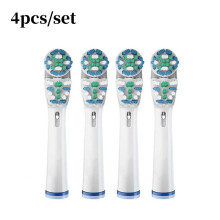 (Dual Effect)Per Oralb Clean Testine Spazzolino Elettrico Crossaction Generico 1 Confezione Bianco 4