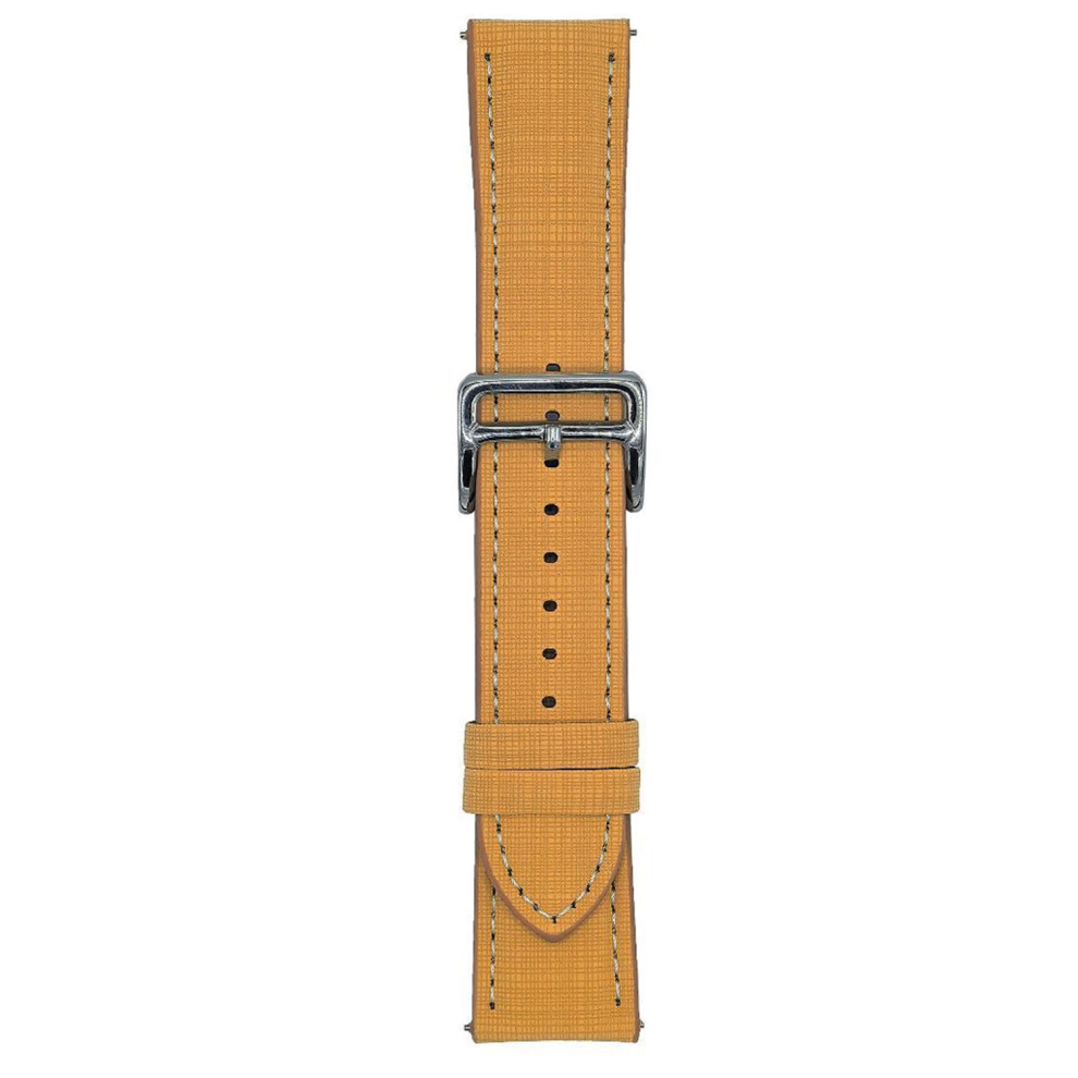 (Orange) For Huawei Watch Gt 5 41Mm Watch Band 18Mm Braided Checkered Pattern Leather Wrist Strap Orange 6914286095626