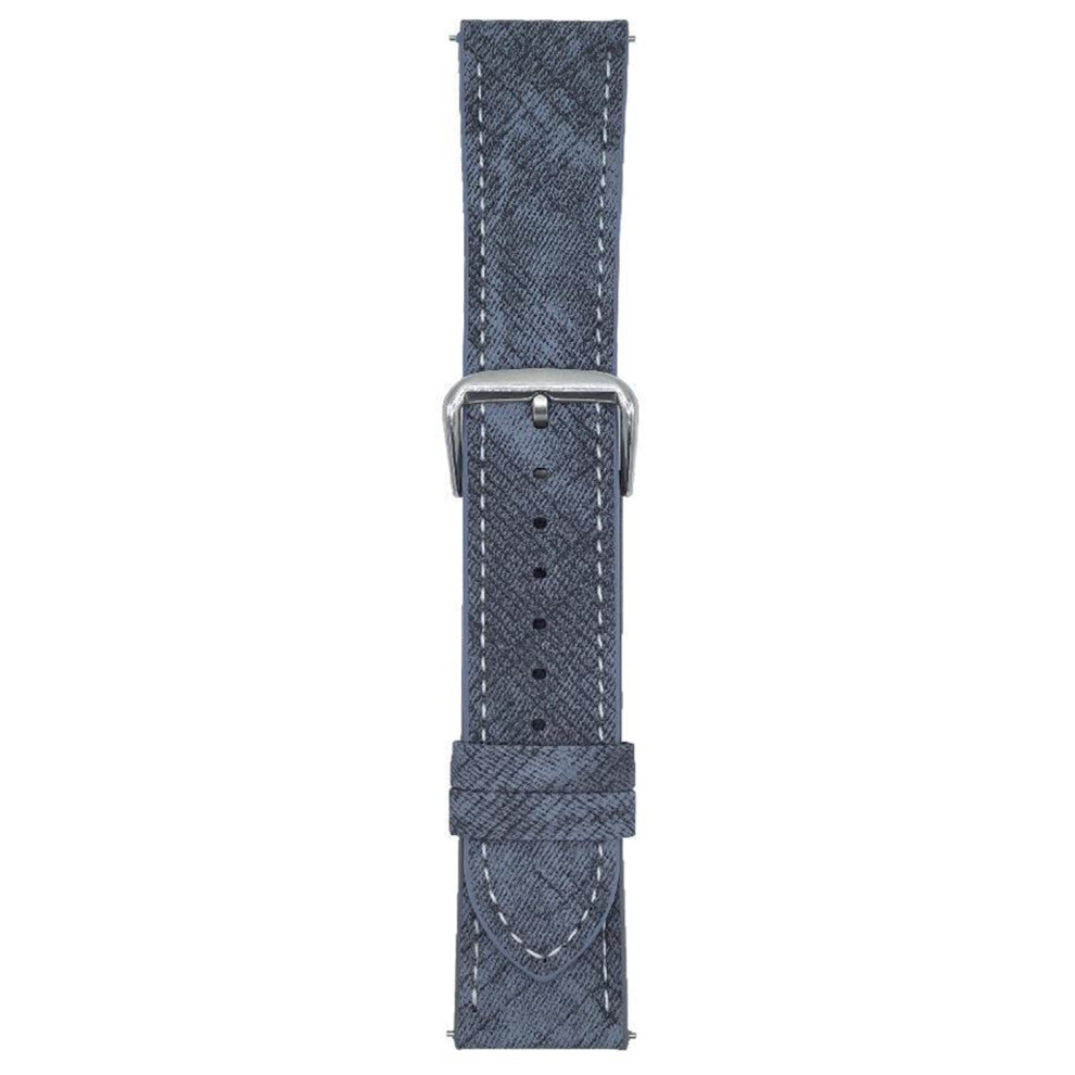 (Indigo) For Huawei Watch Gt 5 41Mm Watch Bands Universal 18Mm Leather Wrist Strap With Steel Buckle Indigo 6914288368421