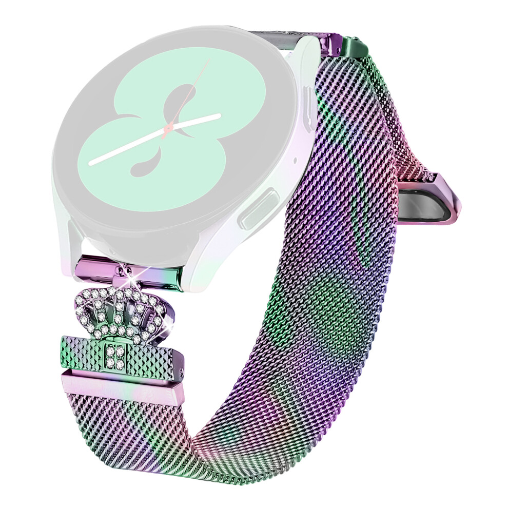 (Multi-Color) For Honor Magicwatch 2 42Mm Milanese Mesh Band Magnetic Crown Clasp Stainless Steel Strap 6914286236463