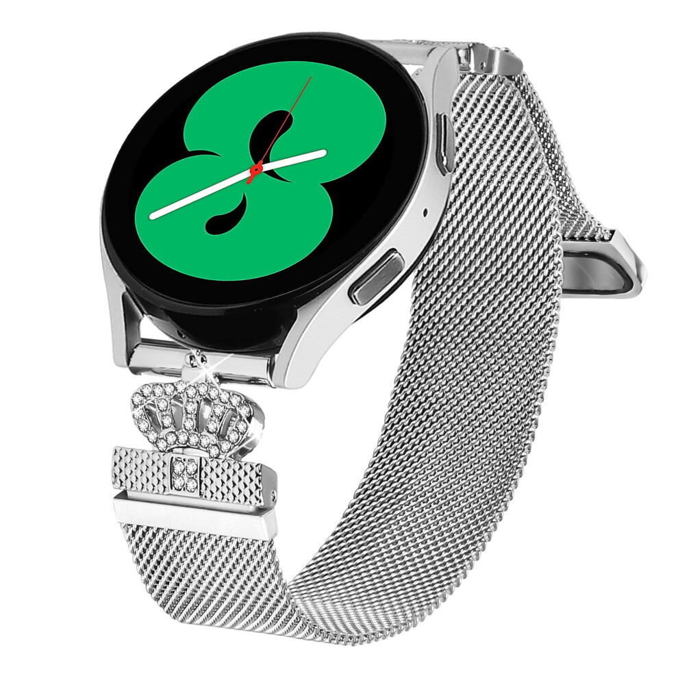 For Gabb Watch 1 Watch Band Stainless Steel Crown Clasp Milanese Wrist Strap Silver 6914282438359