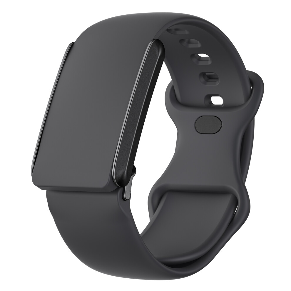 (Dark ) For Whoop 4.0 Replacement Strap Smart Fitness Solid Color Silicone Wristband Grey 6914282267027