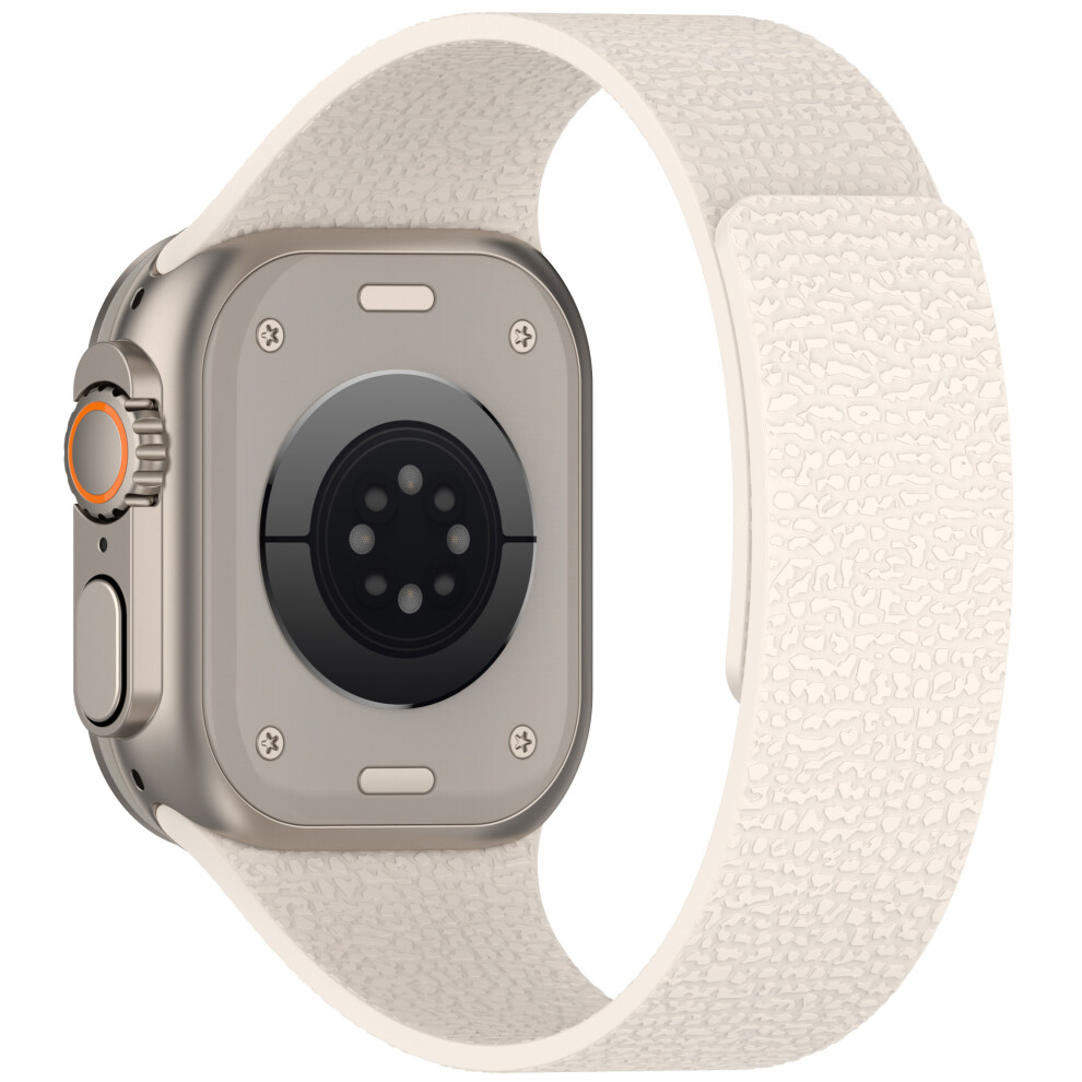 (Starlight) Watch Strap For Apple Watch Series 11 10 42Mm / 9 87 41Mm / Se3 Se2 Se 6 5 4 40Mm / 3 2 1 38Mm Soft Silicone Magnetic Band 6914280822174