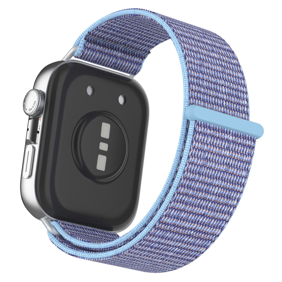 (Blue) Wrist Strap For Huawei Watch Fit 4 Pro / Fit 4 / Fit 3 Magic Tape Nylon Loop Watch Band Blue 6914280549323