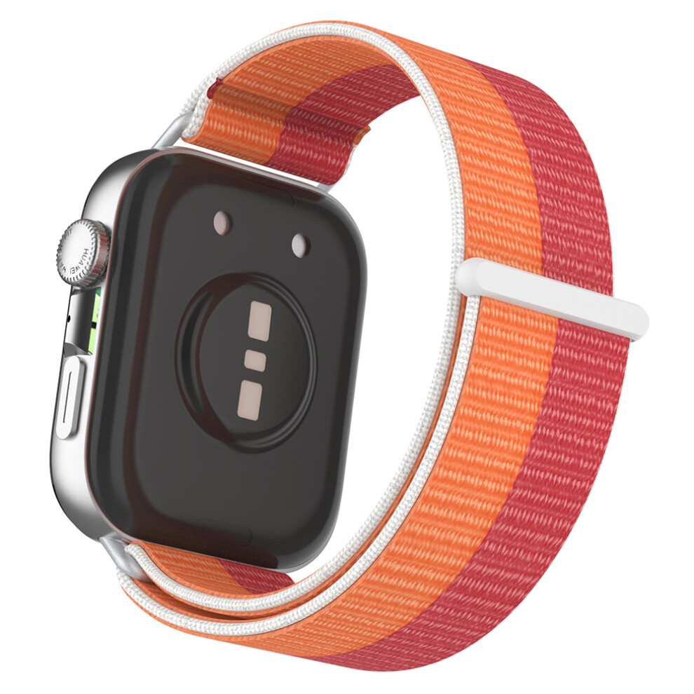 (Peony) Wrist Strap For Huawei Watch Fit 4 Pro / Fit 4 / Fit 3 Magic Tape Nylon Loop Watch Band 6914282243564