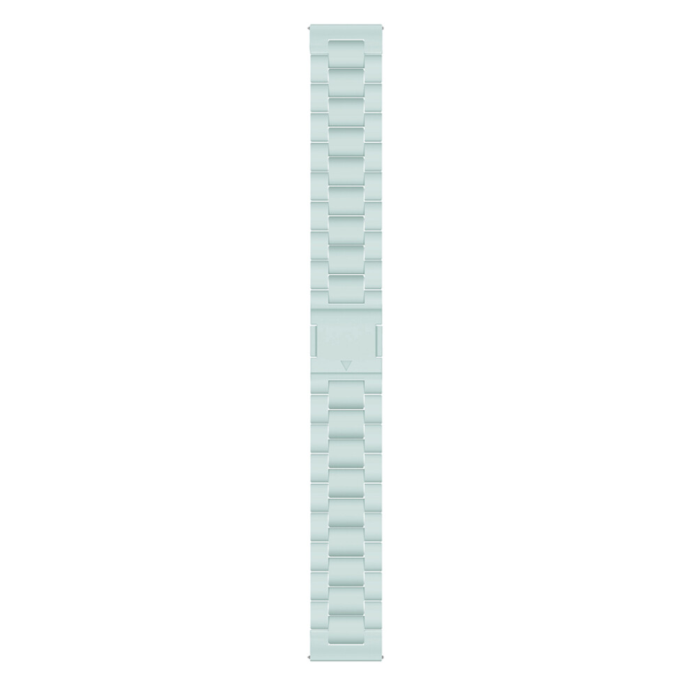 (Light ) For Samsung Galaxy Watch7 44Mm / 40Mm Watch Band Magnetic Clasp Candy Color 3-Bead Wrist Strap Green 6914287499263