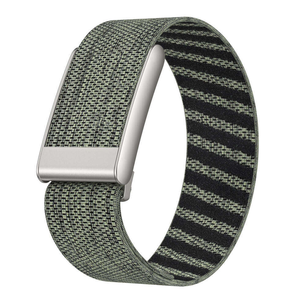 (Grey Green) For Whoop 5.0 Watch Band Nylon Woven Elastic Replacement Strap Green,Grey 6914288753784