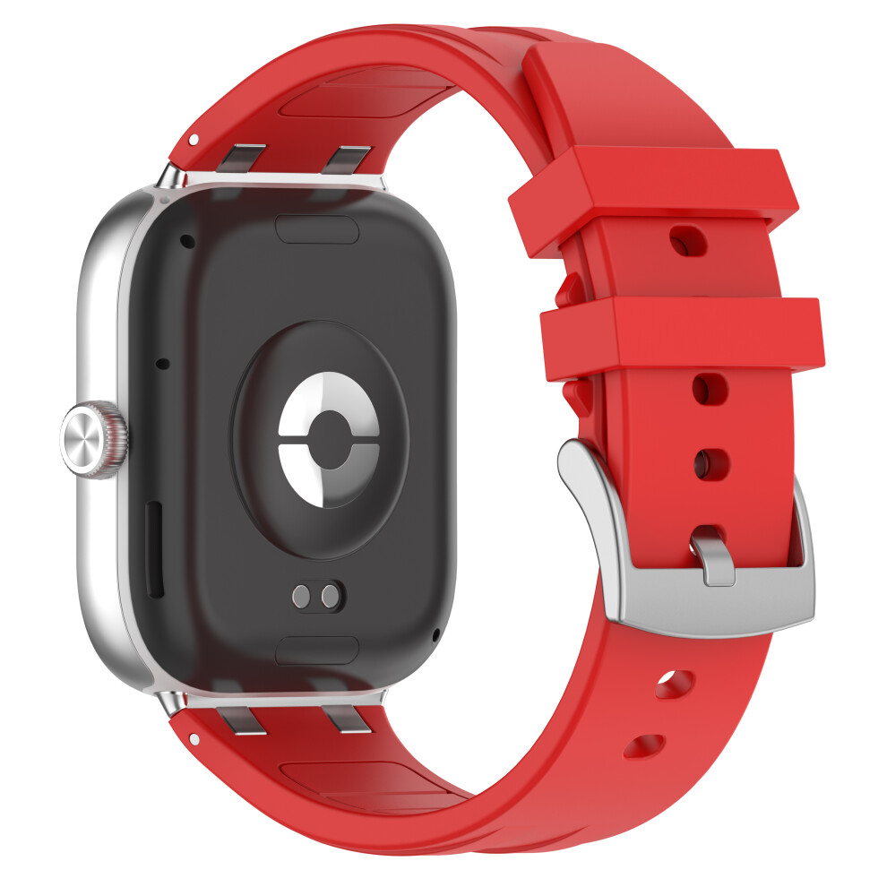 (Red) Watch Band For Xiaomi Smart Band 9 Pro / 8 Pro / Mi Watch 5 / 4 Silicone Strap Replacement Wristband Red 6914289102451