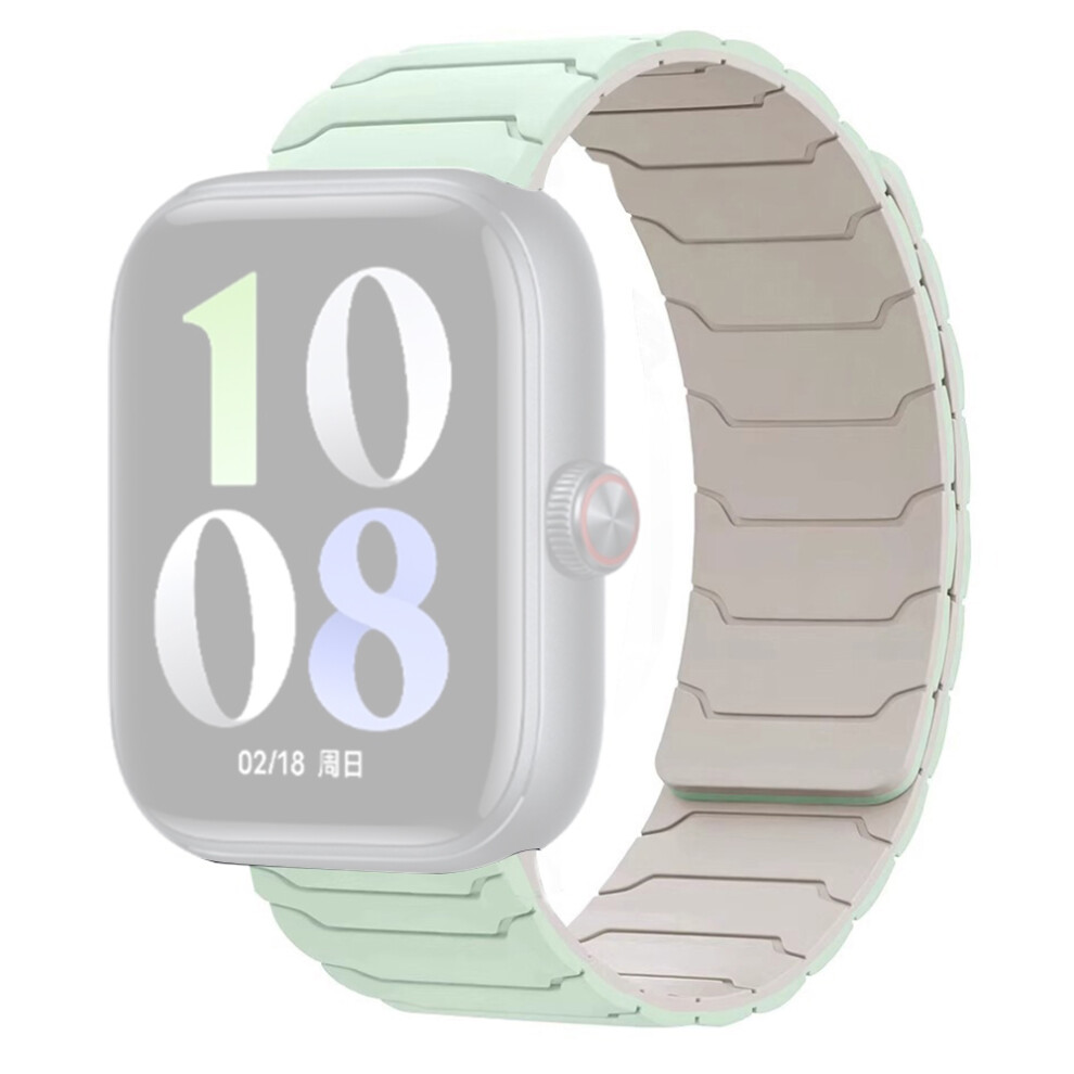 (Mint / Starlight) For Vivo Watch Gt Silicone Magnetic Watch Band Replacement Strap Green 6914285722141