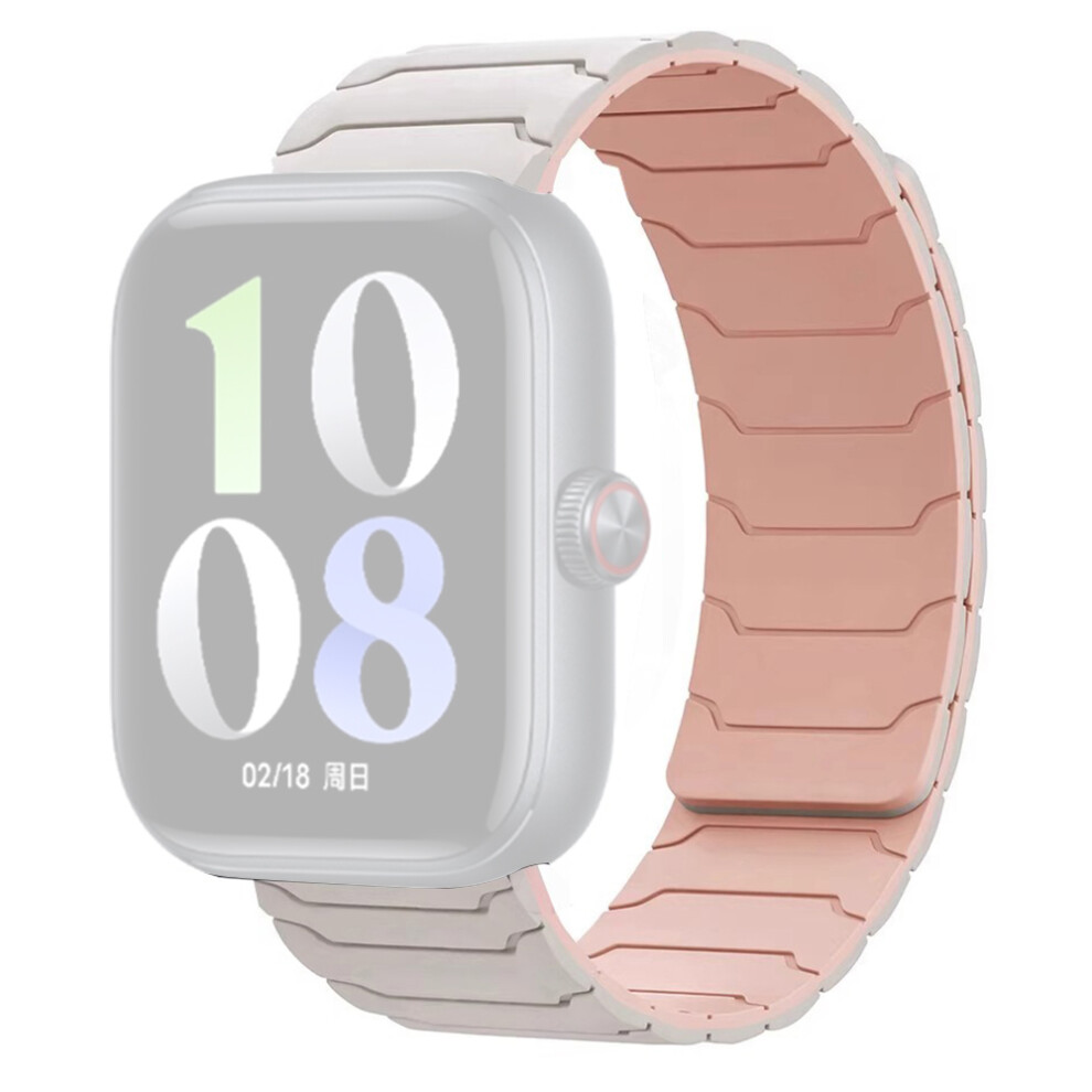 (Starlight / ) For Vivo Watch Gt Silicone Magnetic Watch Band Replacement Strap Pink 6914285908392