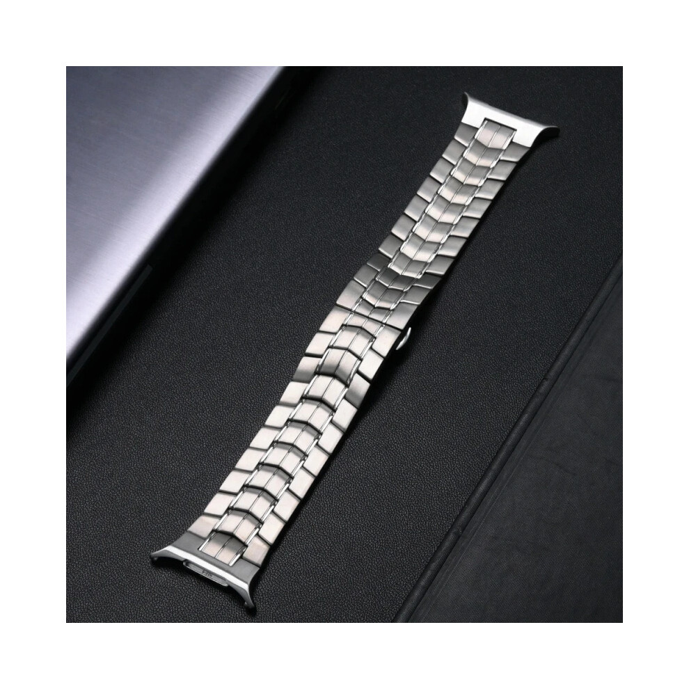 (Silver) For Samsung Galaxy Watch Ultra 47Mm Watch Strap Butterfly Buckle Titanium Alloy Wrist Band Silver 6914280561035