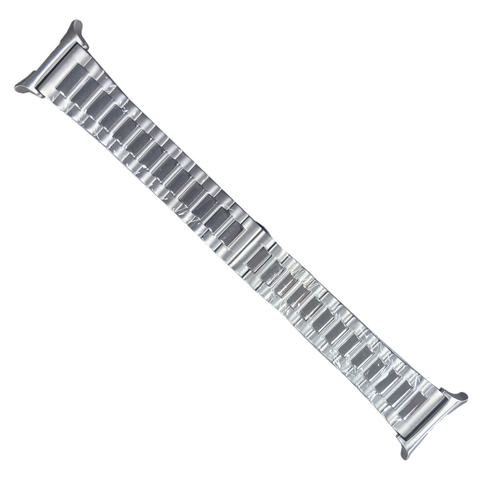 (Silver) For Samsung Galaxy Watch Ultra 47Mm Titanium Alloy Watch Strap Butterfly Buckle Wrist Band Silver 6914286956897