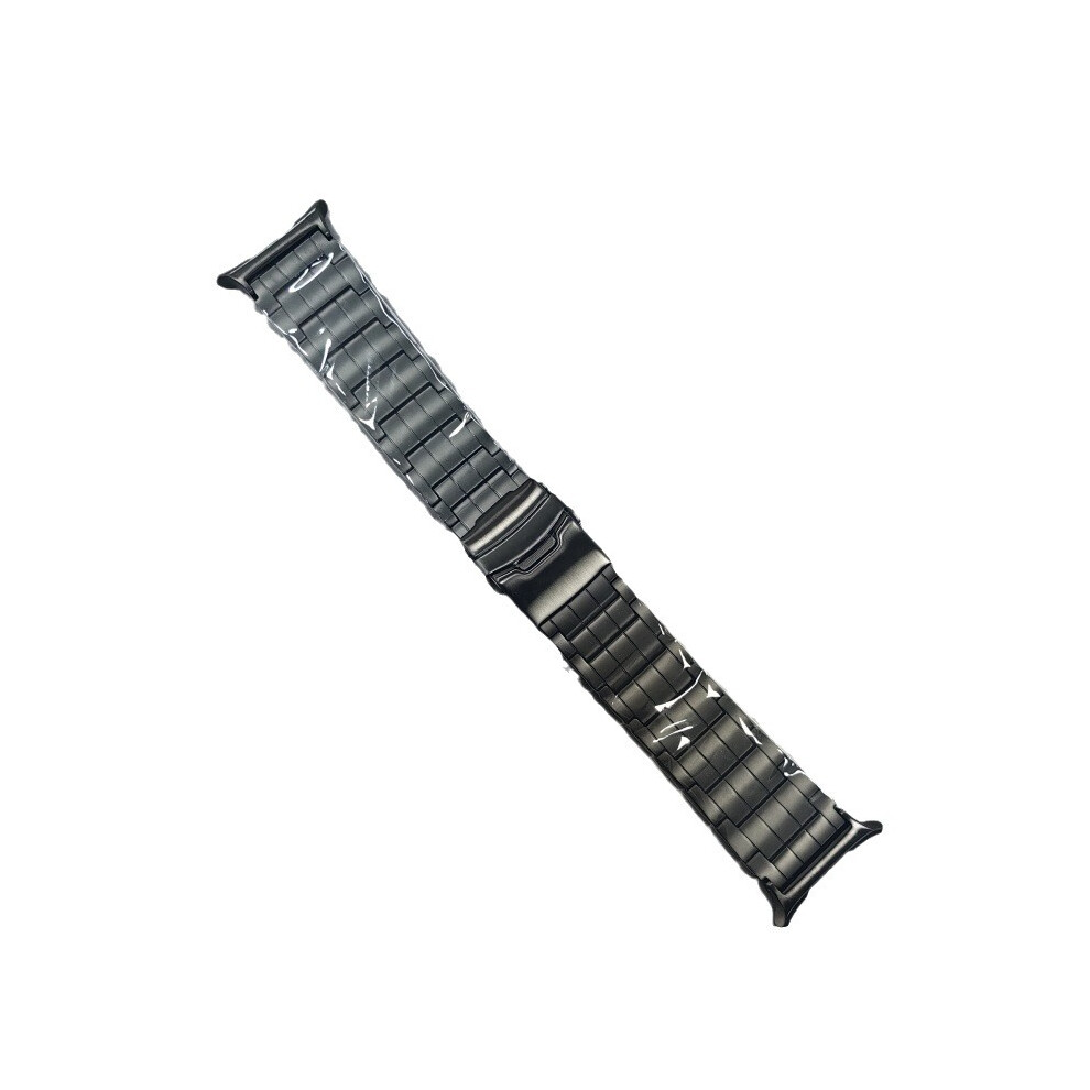 (Black) For Samsung Galaxy Watch Ultra 47Mm Wrist Band 5-Bead Titanium Alloy Watch Strap Black 6914286173195