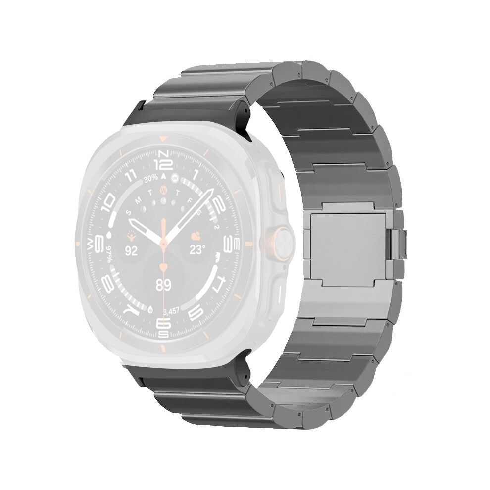(Grey) For Samsung Galaxy Watch Ultra 47Mm Replacement Strap With Magnetic Clasp Titanium Alloy Watch Band Grey 6914281150450