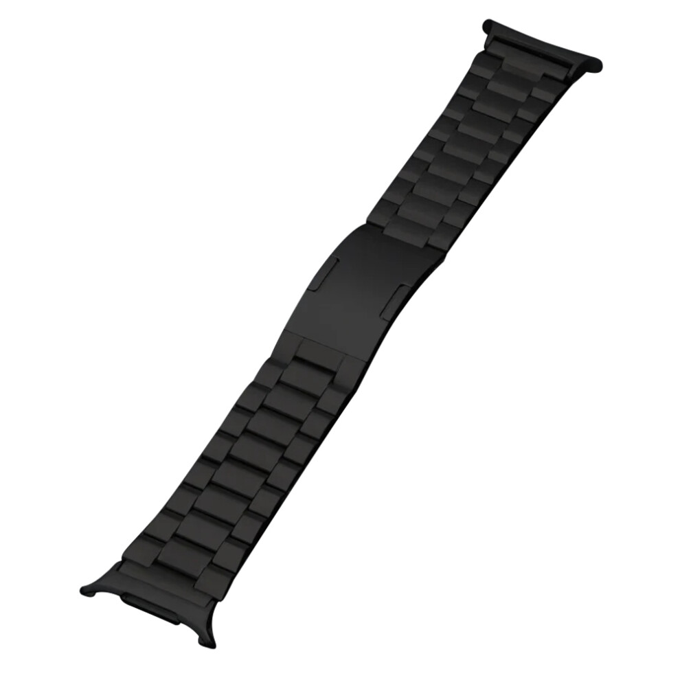 (Black) For Samsung Galaxy Watch Ultra 47Mm Watch Band Titanium Alloy 3-Bead Wrist Strap Black 6914285959226