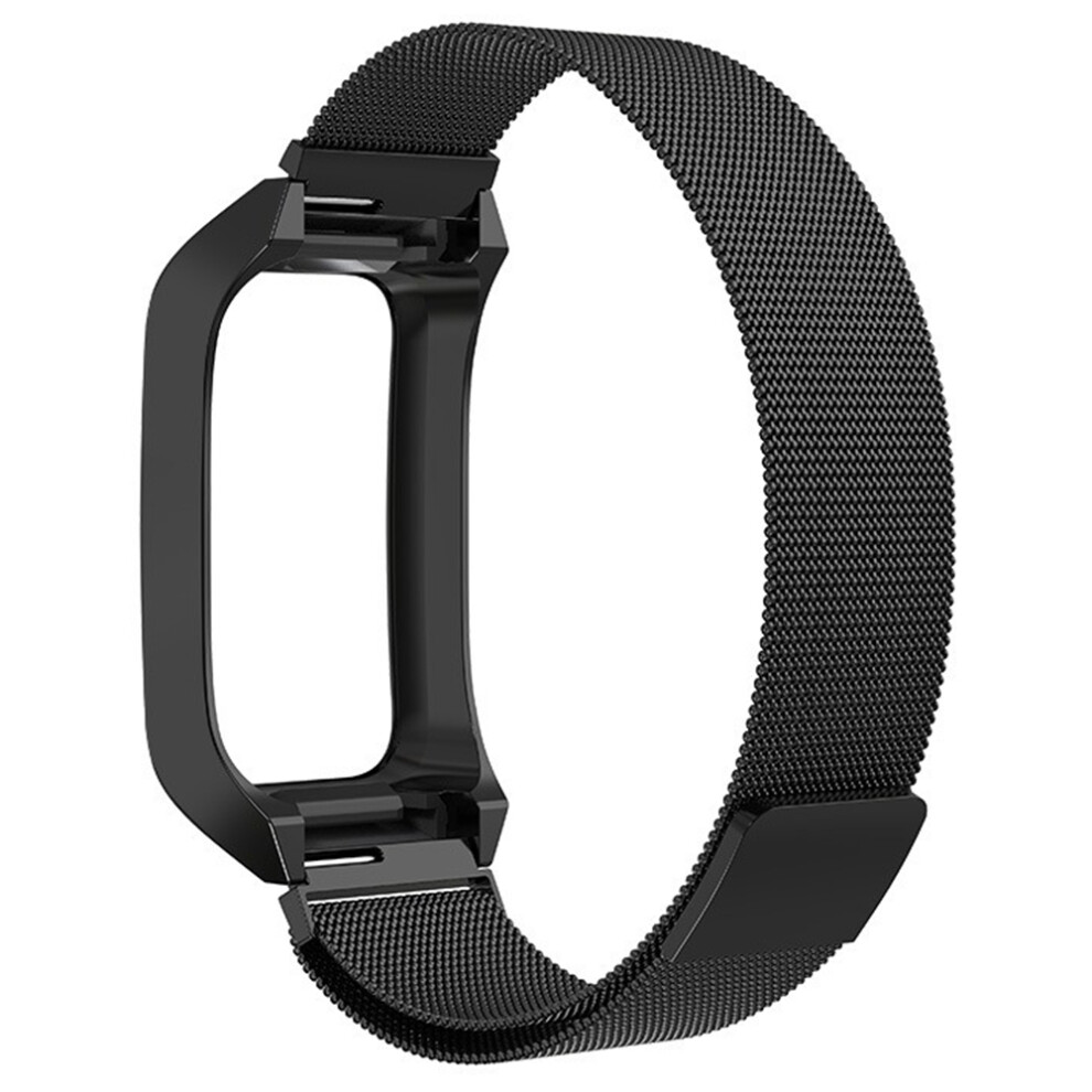 (Black) For Xiaomi Mi Band 7 Pro Watch Strap Stainless Steel Milanese Magnetic Wrist Band Black 6914280452340