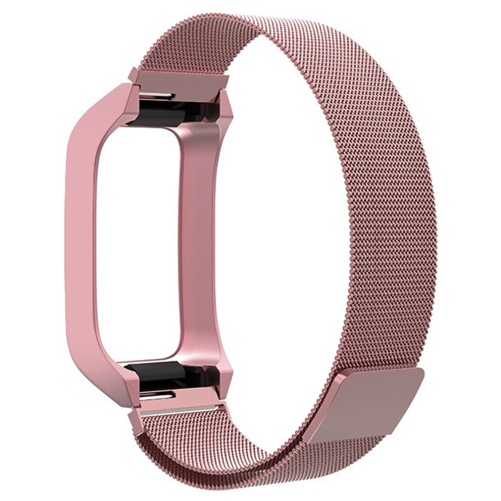 (Rose ) For Xiaomi Mi Band 7 Pro Watch Strap Stainless Steel Milanese Magnetic Wrist Band Pink 6914283400836