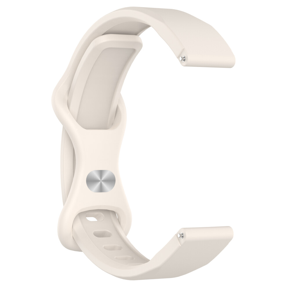 (Starlight) For Xiaomi Smart Band 9 / 8 Butterfly Shape Clasp Silicone Strap With Transparent Case 6914285719271