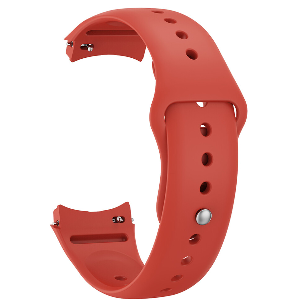 (Red) For Huawei Watch 5 46Mm Smart Watch Band Reverse Buckle Silicone Wrist Strap Red 6914286121974