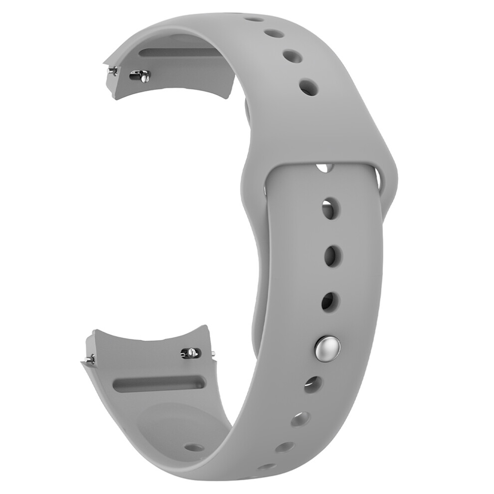 (Grey) For Huawei Watch 5 46Mm Smart Watch Band Reverse Buckle Silicone Wrist Strap Grey 6914289120356