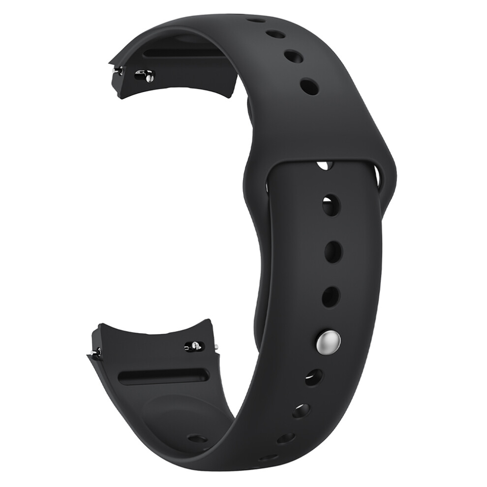 (Black) For Huawei Watch 5 42Mm Smart Watch Band Reverse Buckle Silicone Wrist Strap Black 6914285893636